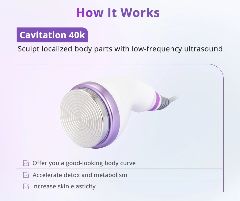 40k ultrasonic cavitation machine probe